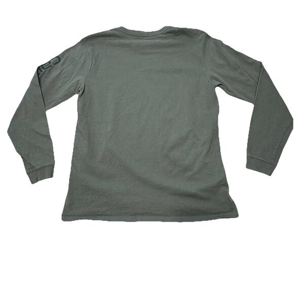 Carhartt Shirt Women Med (8-10) Graphic Logo Gorpcore Balsam Green 103401 G02 - Picture 2 of 7
